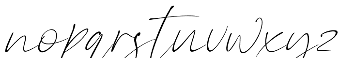 Arnaud Script Font LOWERCASE