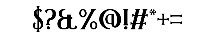 Arniek-Regular Font OTHER CHARS