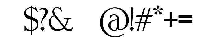 Aroma Font OTHER CHARS