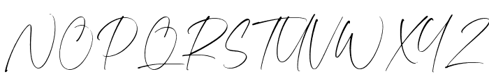 Aromatic Signature Font UPPERCASE