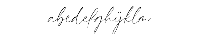 Aromatic Signature Font LOWERCASE