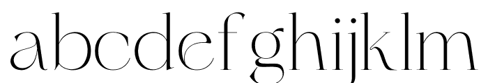 Arome Font LOWERCASE
