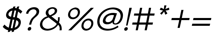 Aromusk-Italic Font OTHER CHARS