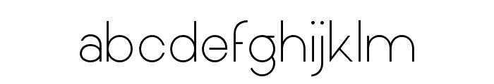 Arque Pro Typeface Thin Font LOWERCASE