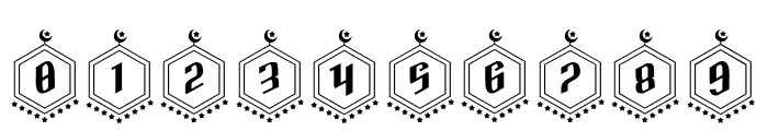 Arrafi Ramadan monogram Font OTHER CHARS