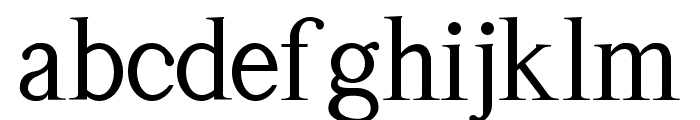 Arrow-Serif Font LOWERCASE