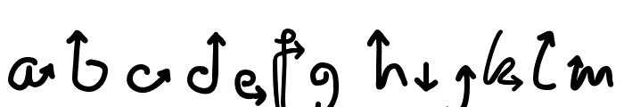 Arrowhead Font LOWERCASE