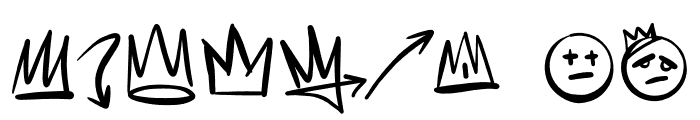 Arrows Graff Font OTHER CHARS