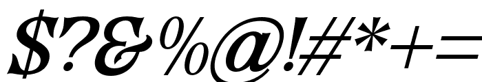 Arshaka-Italic Font OTHER CHARS