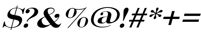 Arshila-BoldItalicExpanded Font OTHER CHARS