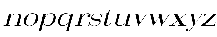 Arshila-ItalicExpanded Font LOWERCASE