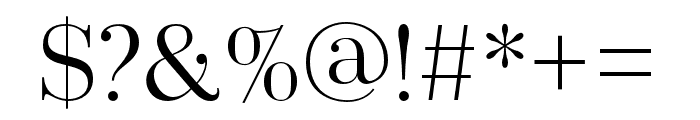 Arshila-Light Font OTHER CHARS