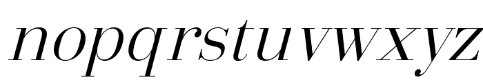 Arshila-LightItalic Font LOWERCASE