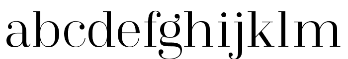 Arshila-Light Font LOWERCASE