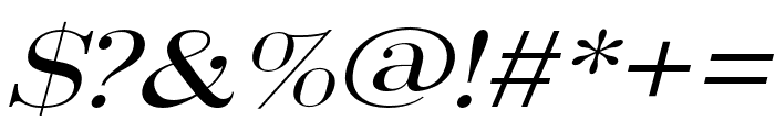Arshila-MediumItalicExpanded Font OTHER CHARS