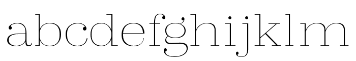 Arshila-ThinExpanded Font LOWERCASE