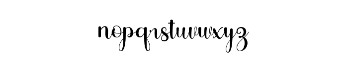 Arsyila Font LOWERCASE