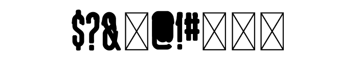 Art Party Patriot CF Font OTHER CHARS
