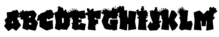 ArtFlora-Regular Font UPPERCASE