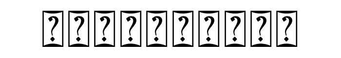 Artegria Monogram Split Font OTHER CHARS