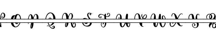 Artegria Monogram Font LOWERCASE