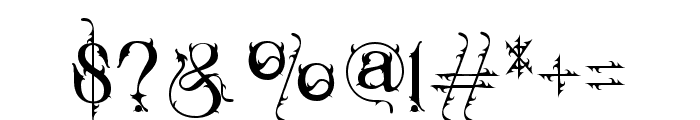 Artemian Regular Font OTHER CHARS