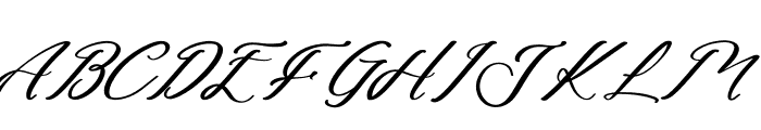 Artemis Gothical Italic Font UPPERCASE