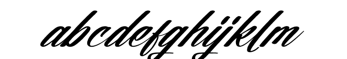 Artemis Gothical Italic Font LOWERCASE