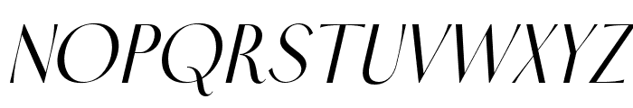 Artena-Italic Font UPPERCASE
