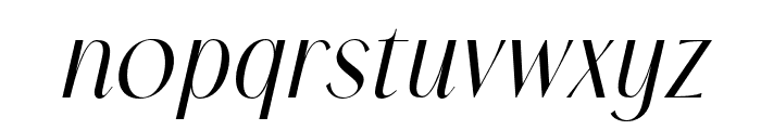 Artena-Italic Font LOWERCASE