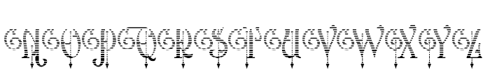 Arterium Alternate Gradient Font UPPERCASE