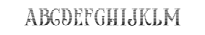 Arterium Alternate Gradient Font LOWERCASE