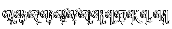 Arterium-AlternateExtrude Font UPPERCASE