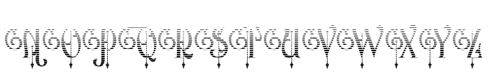 Arterium-AlternateGradient Font UPPERCASE