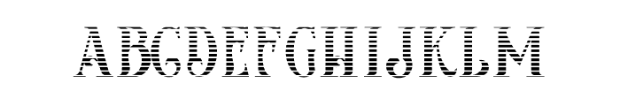 Arterium-AlternateGradient Font LOWERCASE