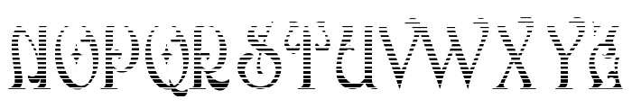 Arterium Regular Gradient Font UPPERCASE