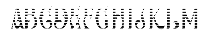 Arterium-RegularGradient Font UPPERCASE