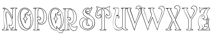 Arterium-RegularOutline Font UPPERCASE