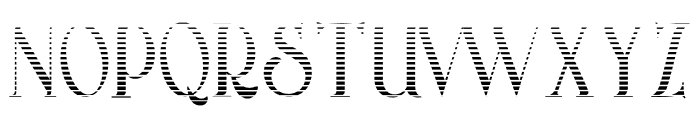 Arterium-SideGradient Font UPPERCASE