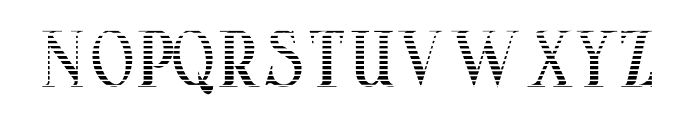 Arterium-SideGradient Font LOWERCASE