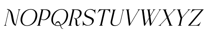 Arteta-Italic Font UPPERCASE
