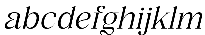 Arteta-Italic Font LOWERCASE