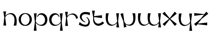 Artex Font LOWERCASE