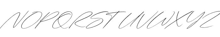 Artfully Stylish Italic Font UPPERCASE