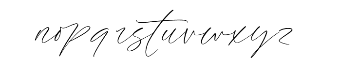 Artfully Stylish Font LOWERCASE