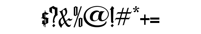 Artgravis-Regular Font OTHER CHARS