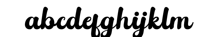 Arthur Sweety Regular Font LOWERCASE