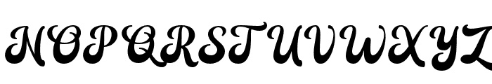 ArthurSweety-Regular Font UPPERCASE