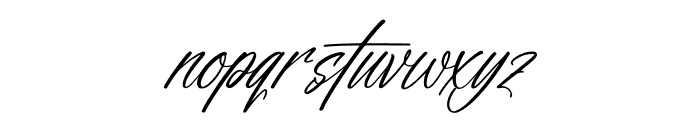 Arthurlla Theodyre Italic Font LOWERCASE