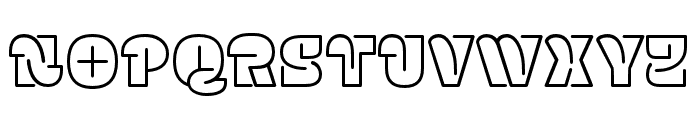 Articon Outline Font UPPERCASE